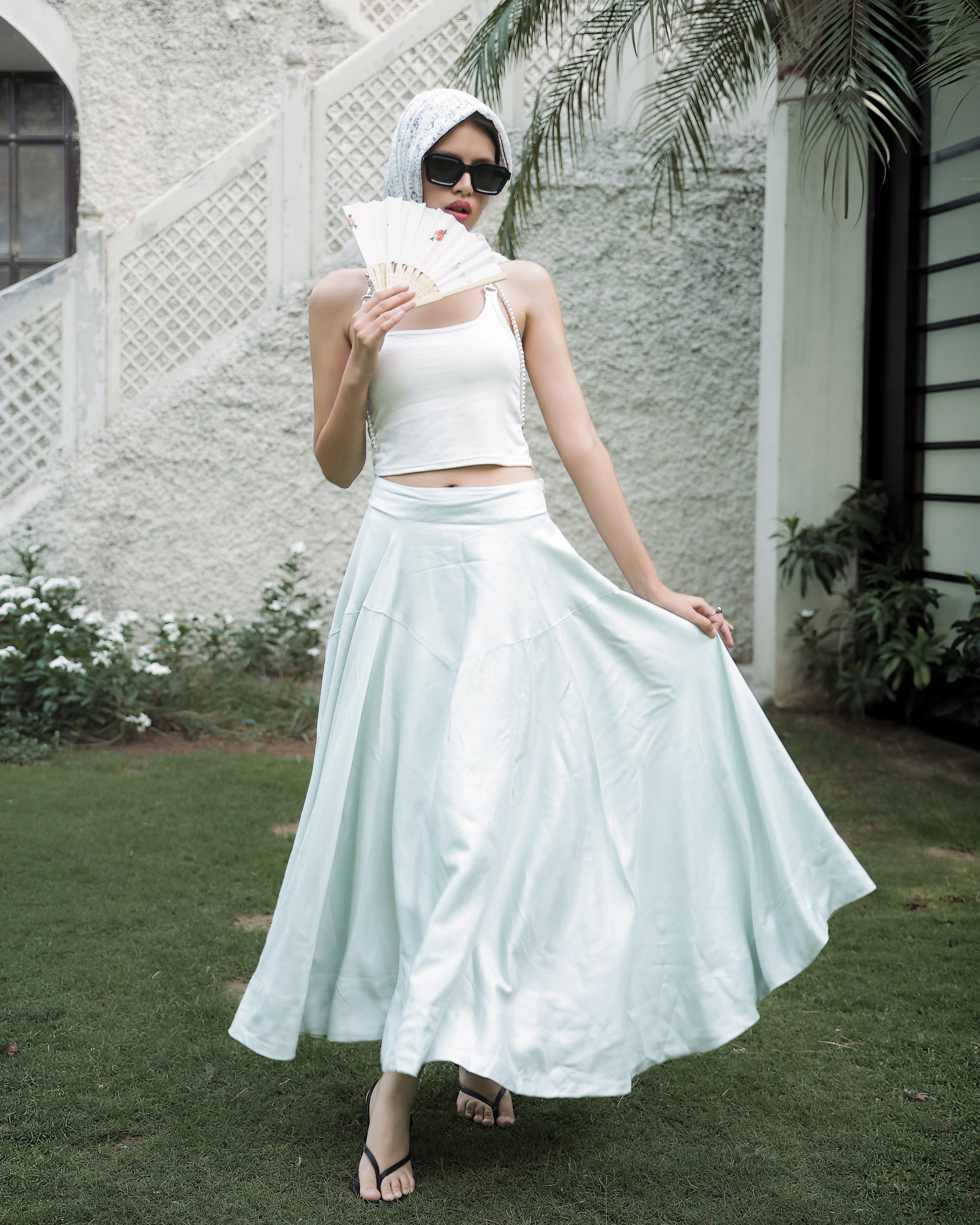Meera High-Low Skirt
