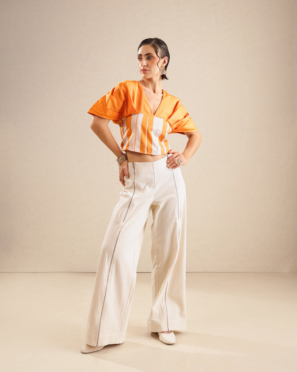 Lucy Flared Sleeve Top