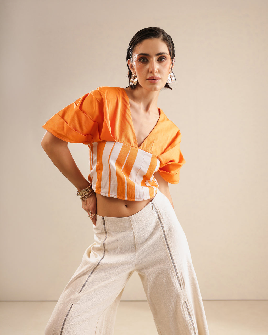 Lucy Flared Sleeve Top