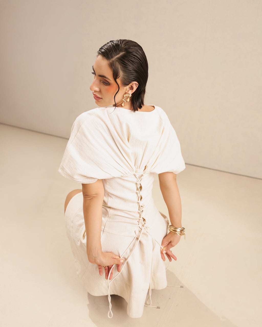 Lizzy High Neck Dress