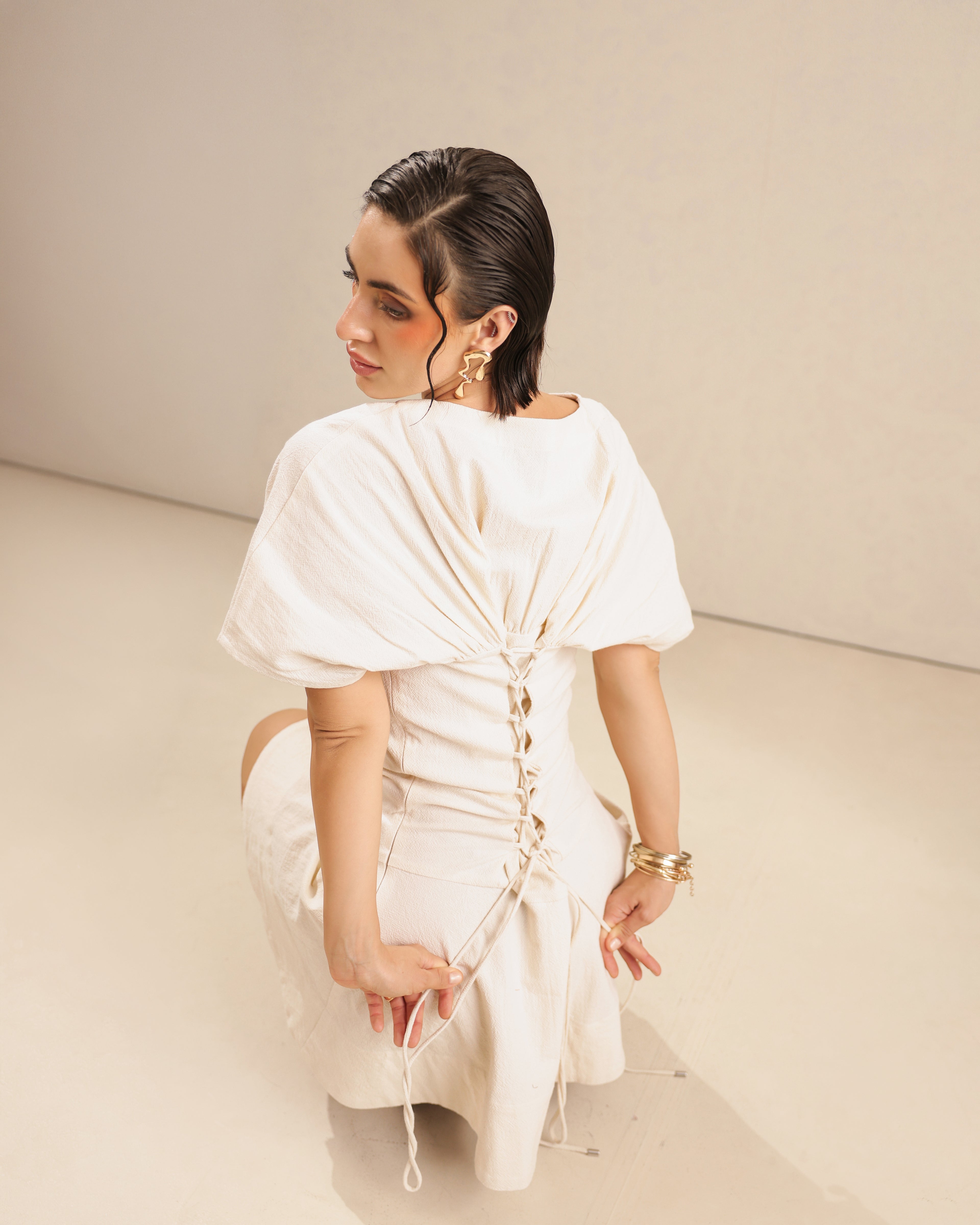 Lizzy High Neck Dress