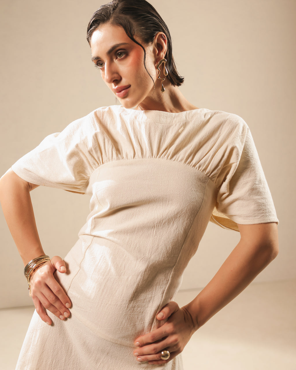 Lizzy High Neck Dress