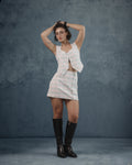 Daphanie Buttoned Mini Skirt