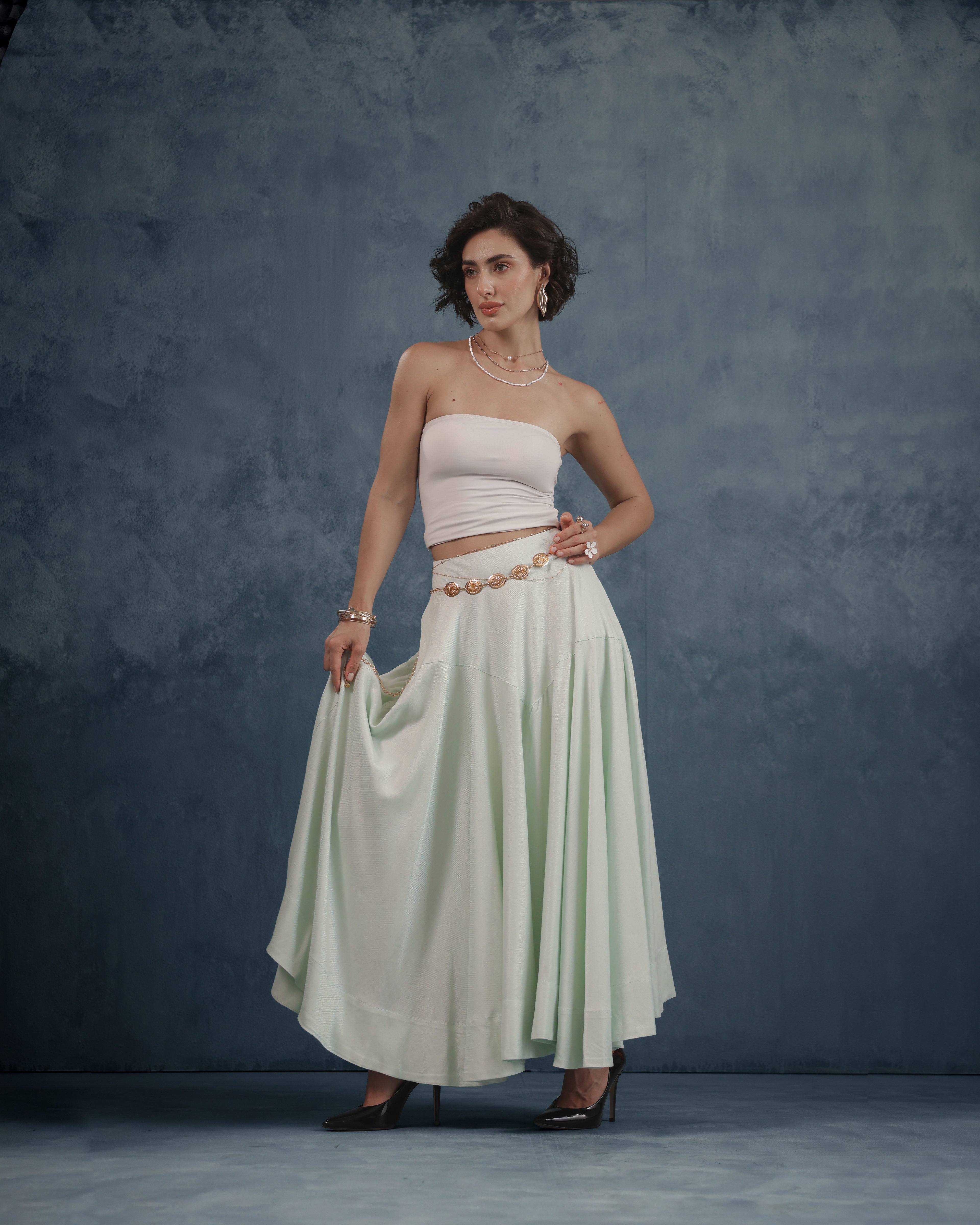 Meera High-Low Skirt