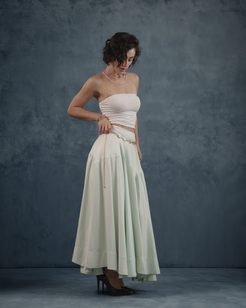 Meera High-Low Skirt