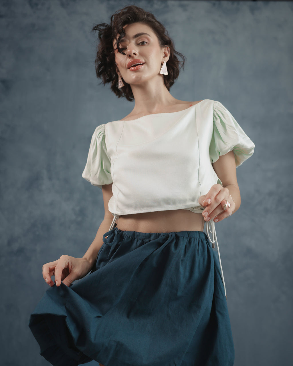 Mona Adjustable String Skirt