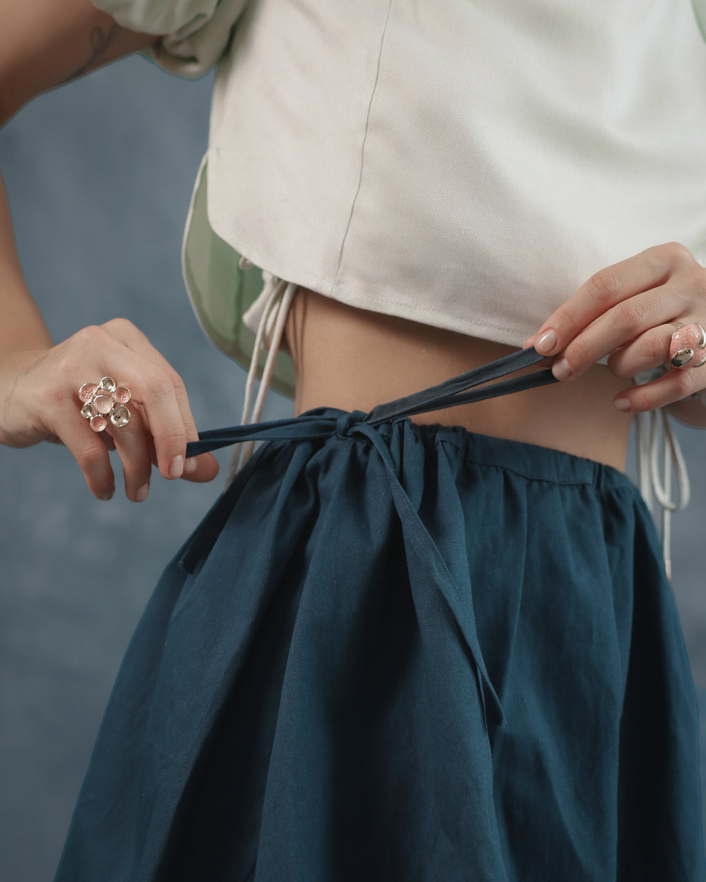 Mona Adjustable String Skirt