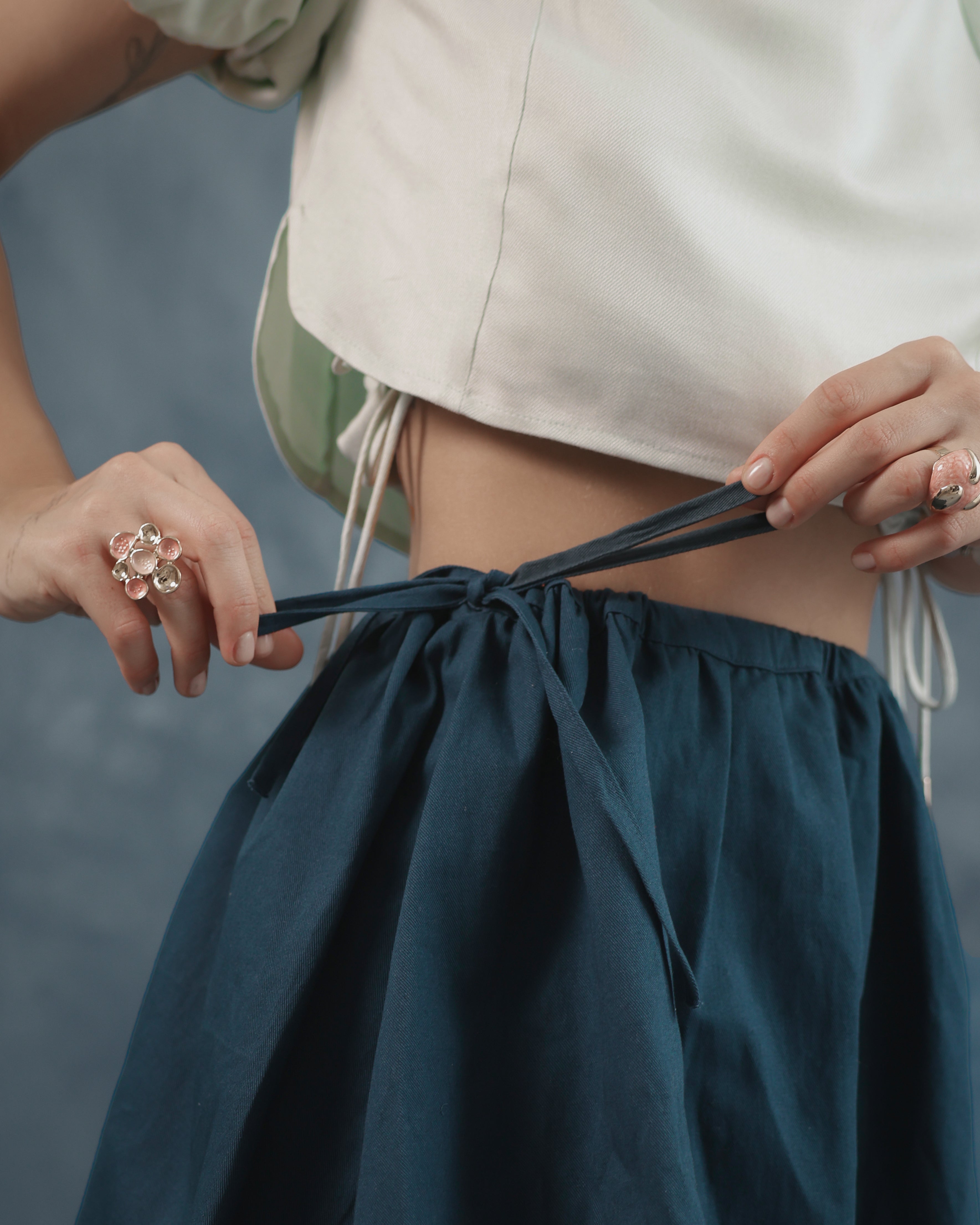 Mona Adjustable String Skirt