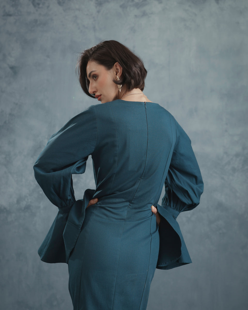 Brie Bishop Sleeve Dress