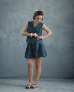 Charlotte Wrap Tie Top