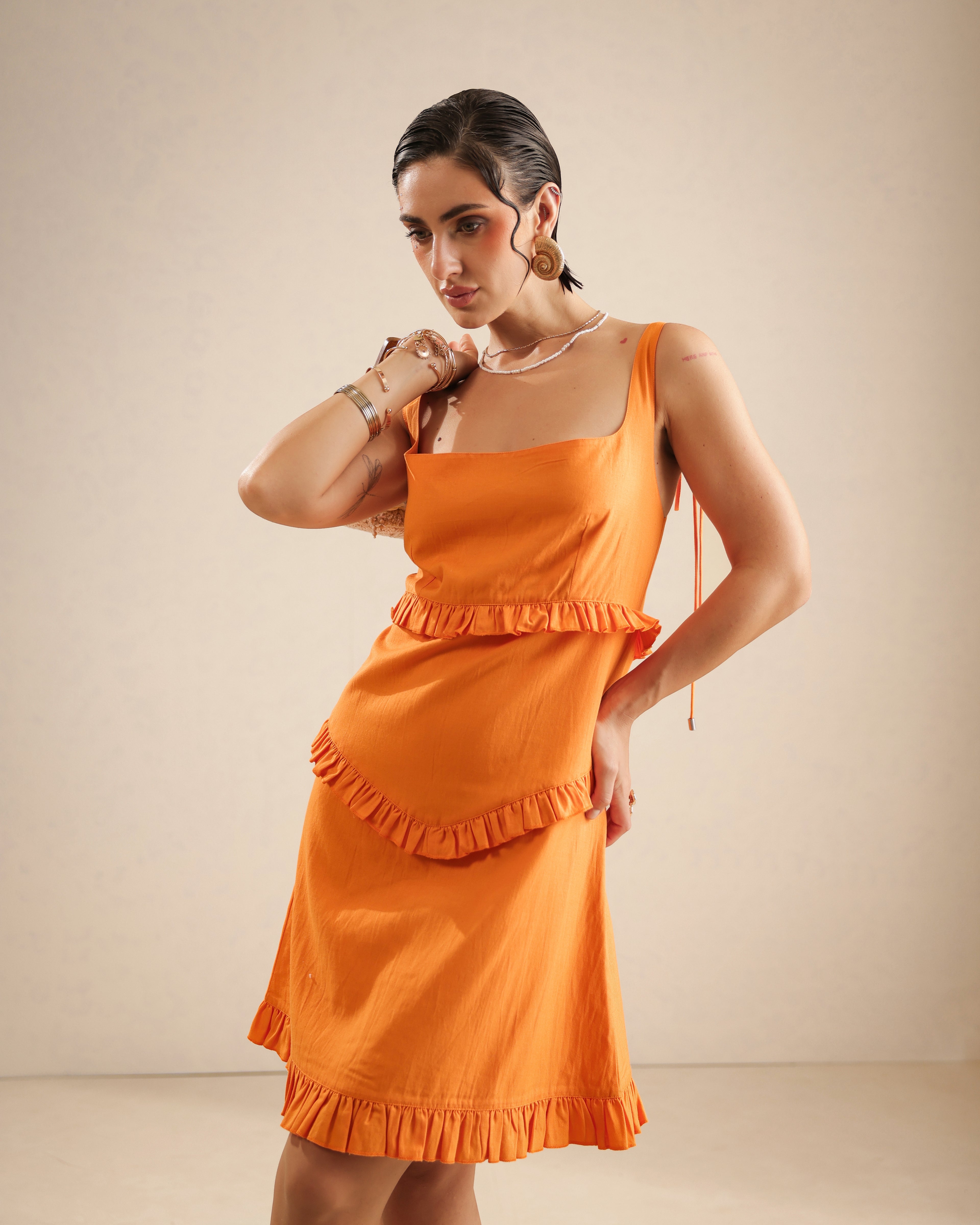 Lily V-Waist Dress