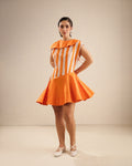 Bella Collared Flared Dress