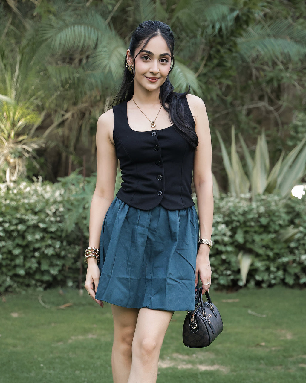 Mona Adjustable String Skirt
